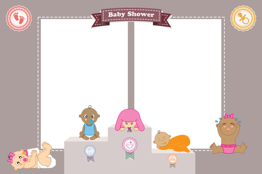 Baby Shower Medalist Templates Design