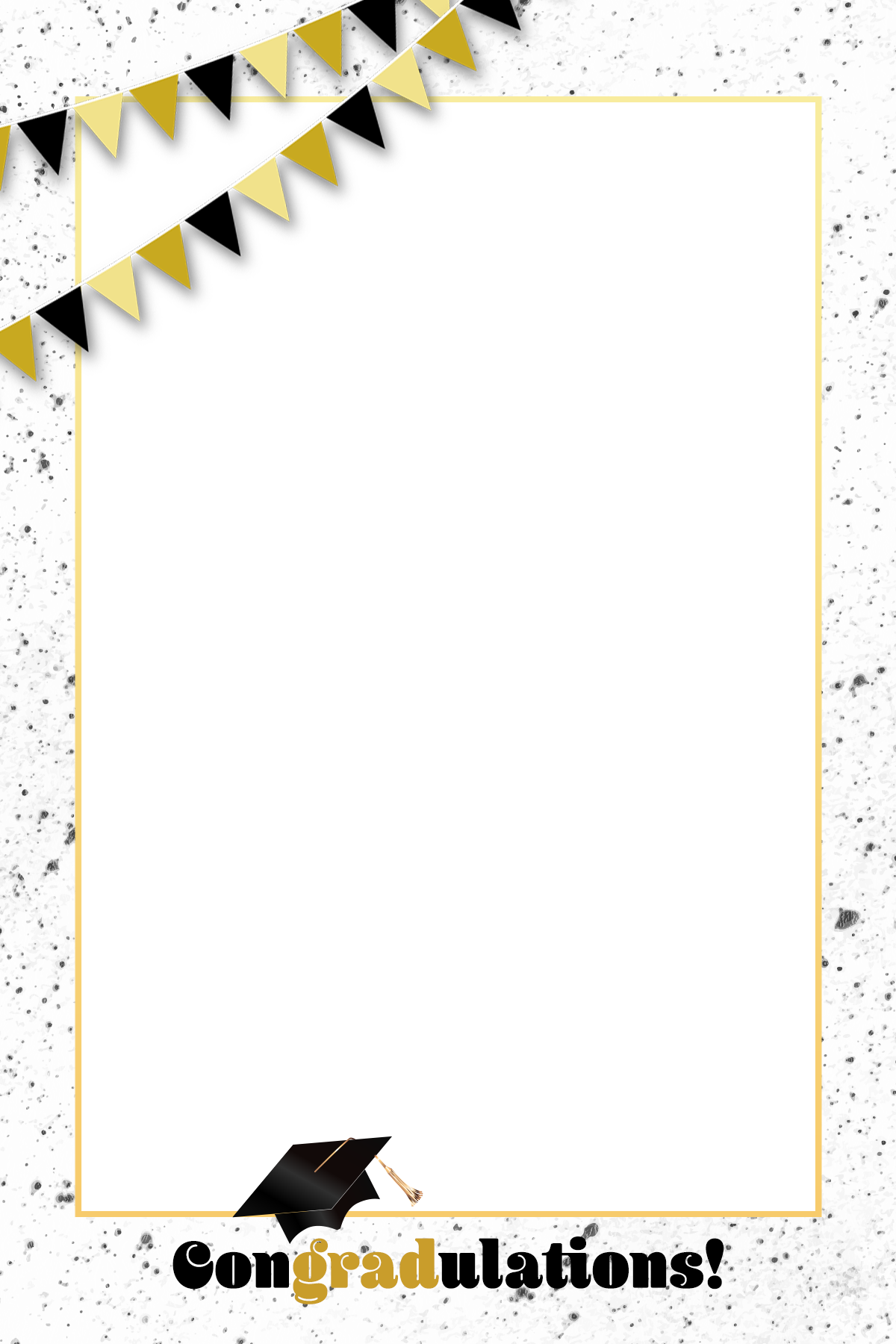 Graduation White Templates | Photo Booth Templates