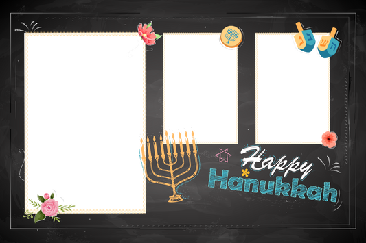 Hanukkah Clear Template Design