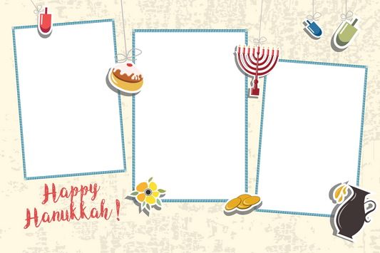 Hanukkah Clear Templates Design 3