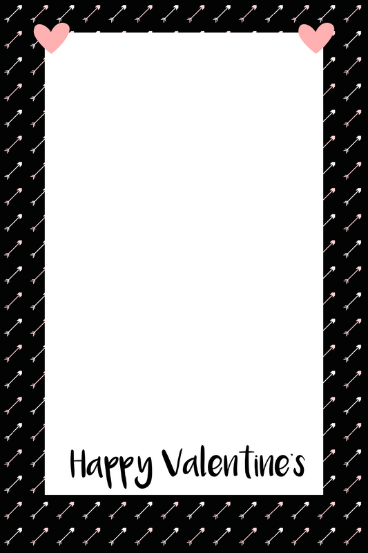 Valentines Day Polaroid Templates