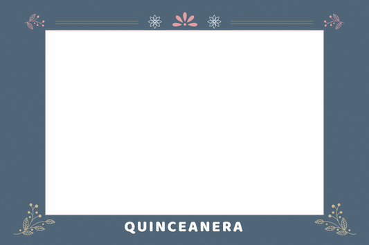 Quinceanera Blue Templates