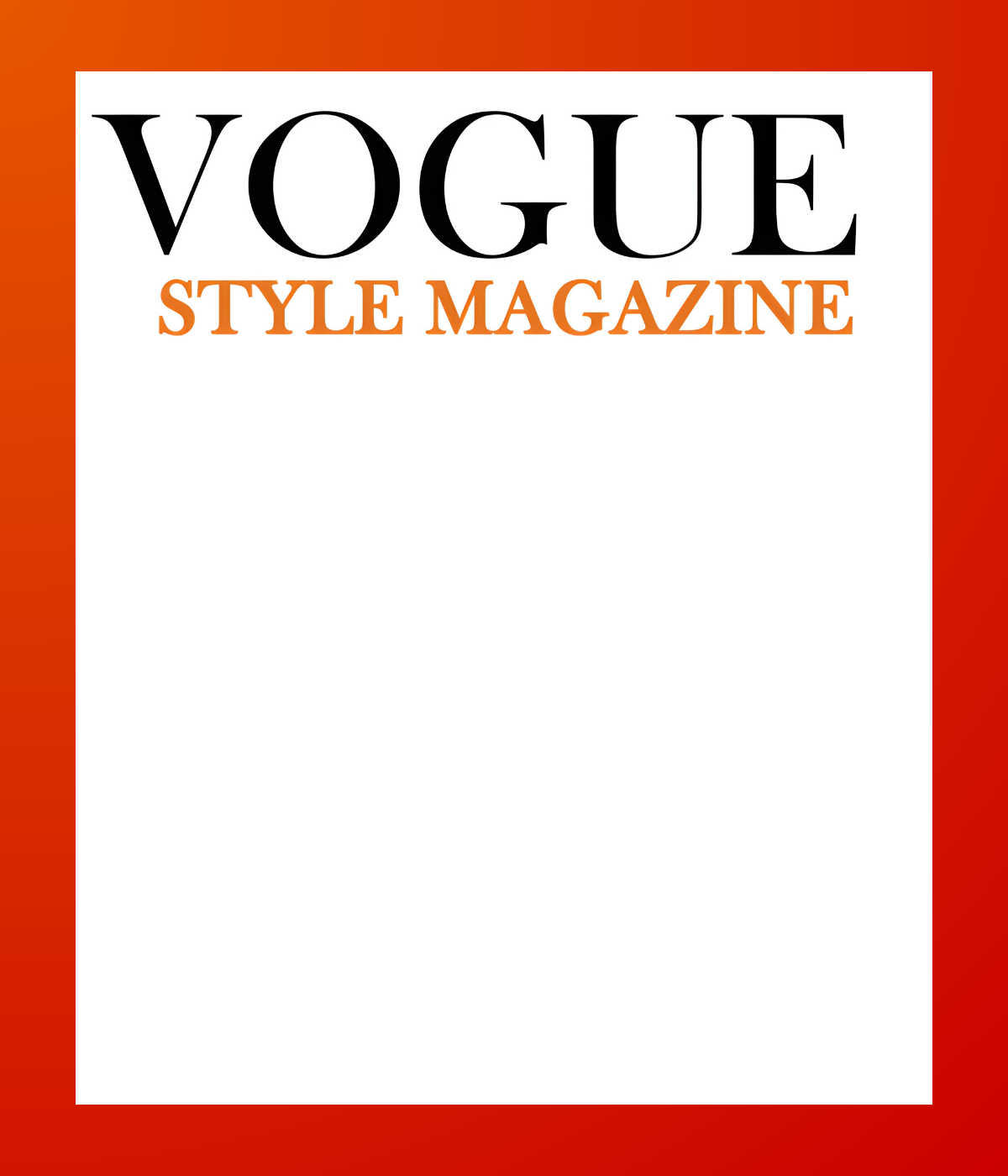 Vogue Style Magazine