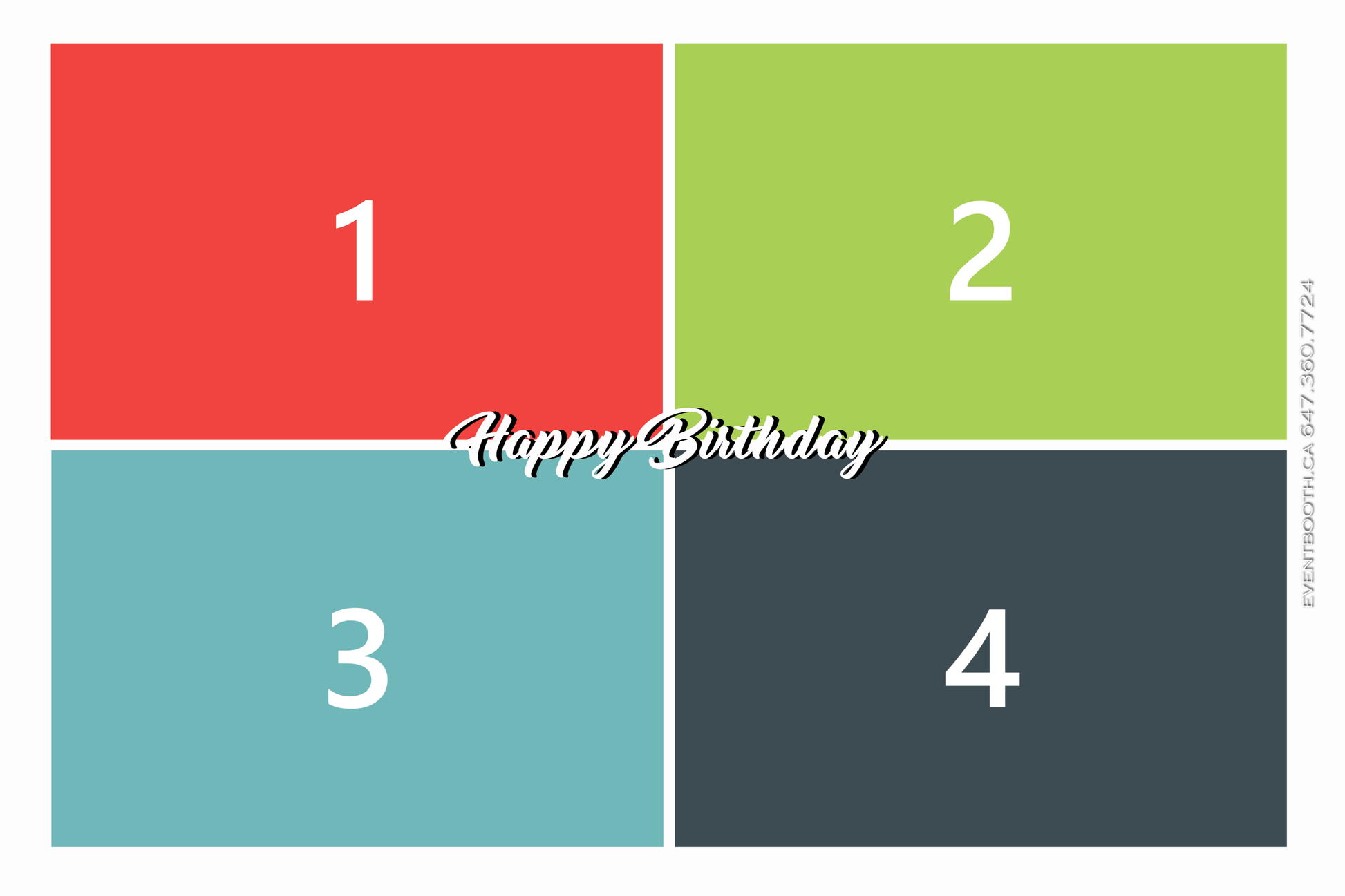 4 Picture Grid with Borders