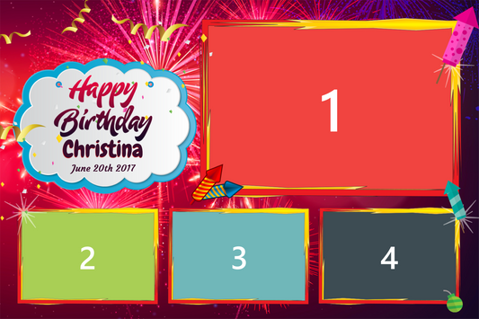 Premium Birthday Fireworks Templates 3H37