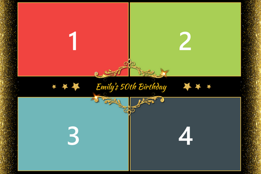 Premium Birthday Black And Gold Templates 4H40