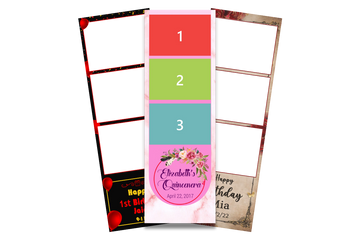 Premium Mirror Photo Booth Templates 2x6