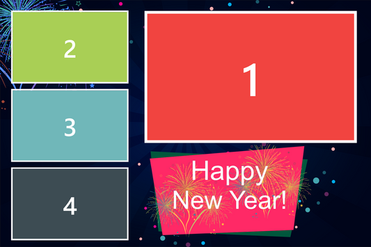 Premium New Years Blue And Sky Templates 4H2