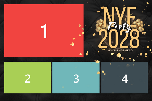 Premium NYE Confetti Party Templates 4H9