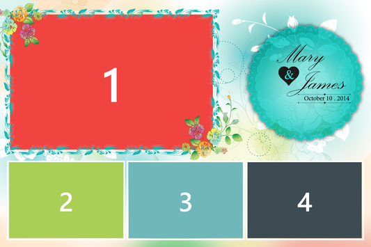 Premium Tropical Wedding Templates 4H28