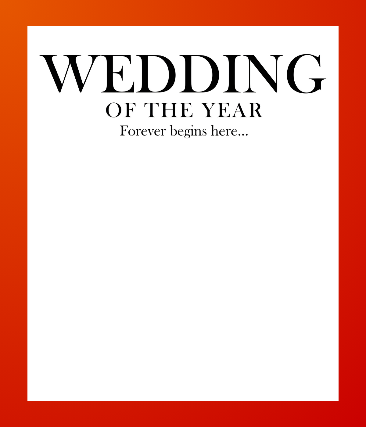 Wedding of The Year